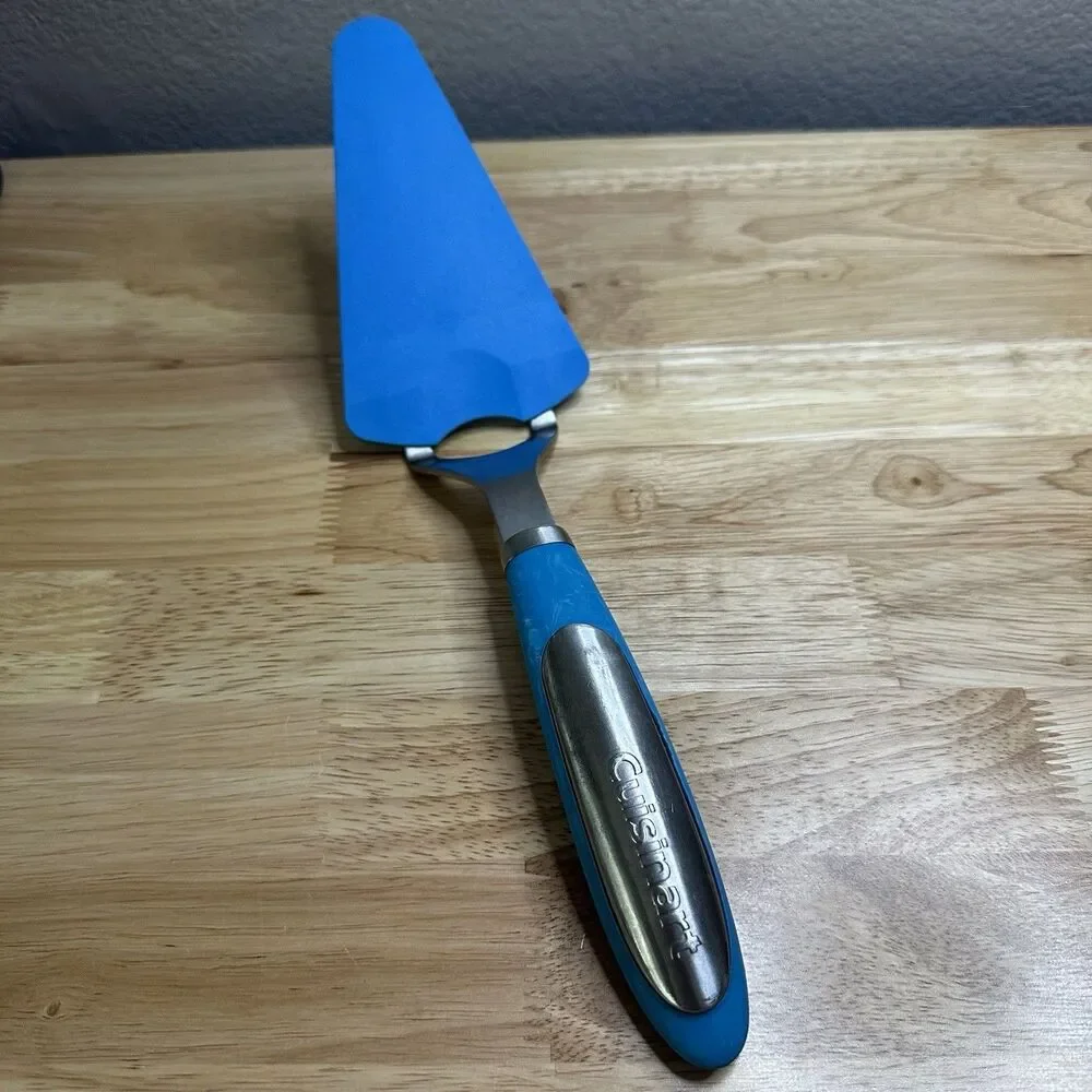 Blue Cuisinart Nylon Flexible Triple Turner With Stainless Steel Handle ￼